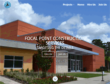 Tablet Screenshot of focalpointconstructionservices.com